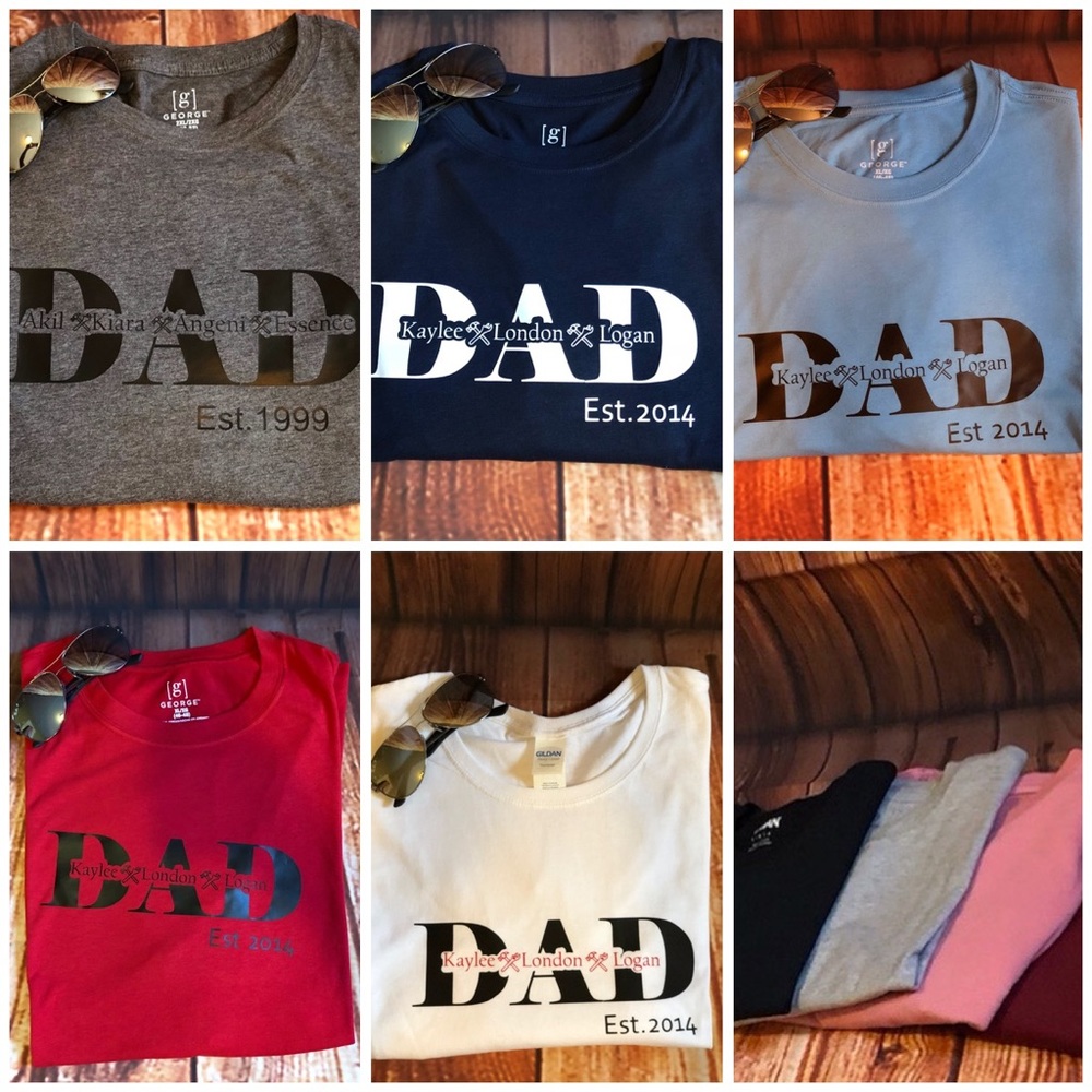 Custom DAD Tshirt add your kids names! - Picture 4 of 7